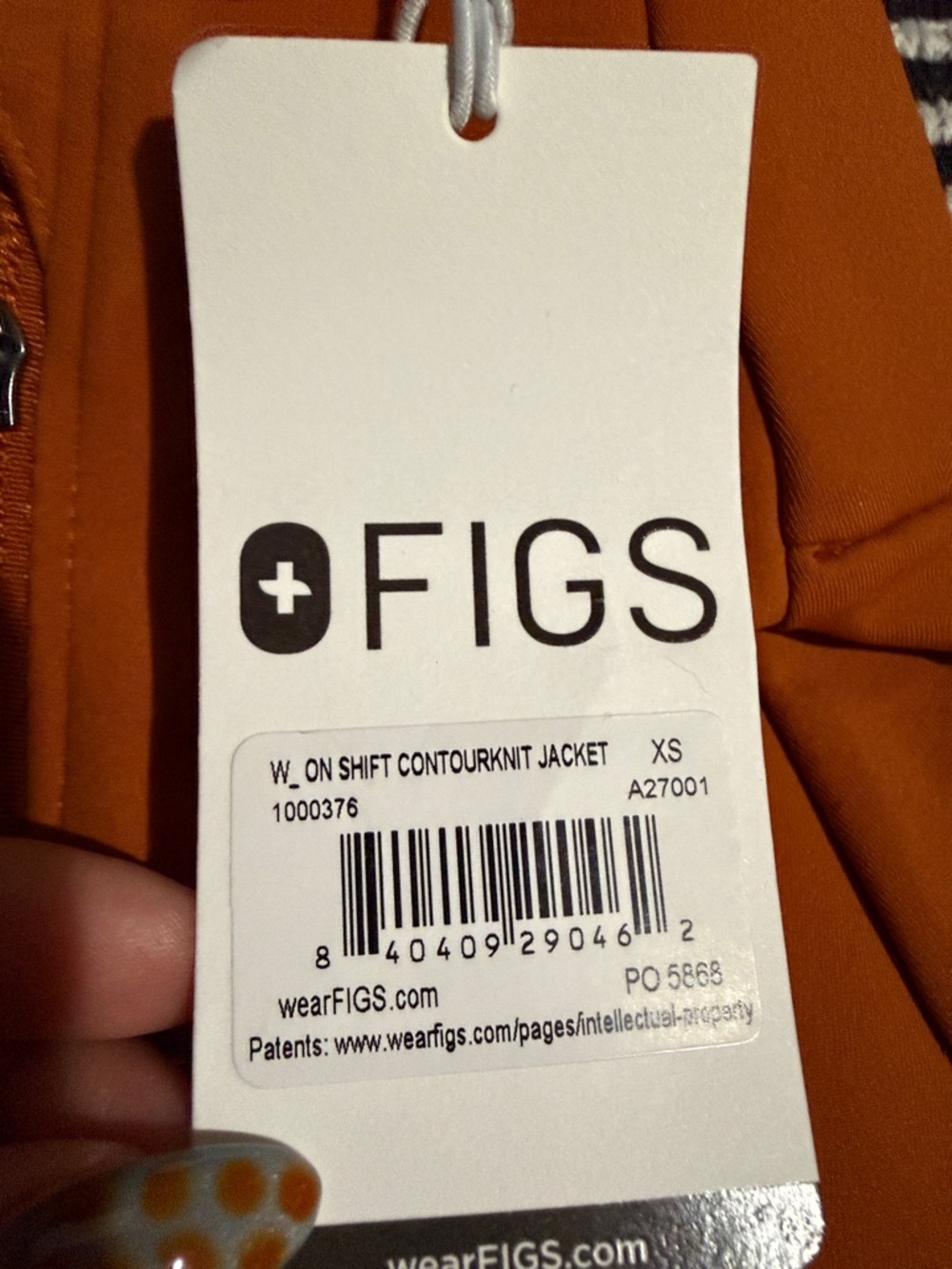 Figs Contourknit Jacket Auburn - Picture 2 of 2
